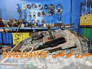 مراحل تعمیر گیربکس دبل کلاچ تیگو ۷
