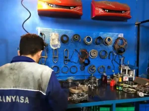 ۶. مراحل تعمیر گیربکس اتومات فردا SX5 اف ام سی